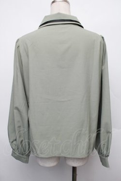 画像3: axes femme / タイ付きブラウス F グリーン S-26-01-18-015-AX-BL-TE-ZS