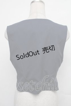 画像2: axes femme / クラシックショートベスト F ネイビー S-26-01-18-018-AX-TO-TE-ZS