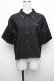 画像1: axes femme / スタッズデザインシャツ F 黒 S-26-01-18-019-AX-BL-TE-ZS (1)