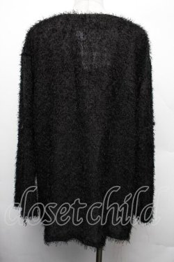 画像2: AVENCHUMU / Studs cross shaggy tops  黒 S-26-01-18-023-LO-TO-HR-ZS