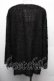 画像2: AVENCHUMU / Studs cross shaggy tops  黒 S-26-01-18-023-LO-TO-HR-ZS (2)