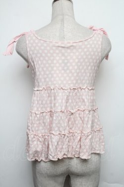 画像2: Emily Temple cute / ドットキャミソール  ピンク S-26-01-18-002-ET-TO-AS-ZS