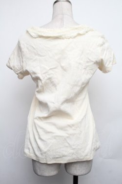 画像2: Emily Temple cute / ジャガードレースカットソー  アイボリー S-26-01-18-027-ET-TO-HR-ZS