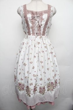 画像1: axes femme / ロマンティックプリントワンピース  オフ S-26-01-18-028-0-OP-AS-ZS