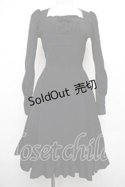 画像1: Mary Magdalene / ミネルヴァワンピース  黒 S-26-01-18-033-CL-OP-HR-ZS