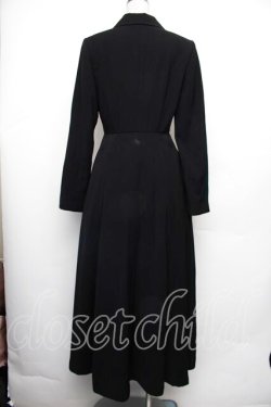 画像2: Moi-meme-Moitie / レースアップコートワンピース（2001年）  黒 S-26-01-18-034-MO-CO-HR-ZS