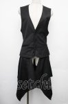 画像1: BPN FOR MEN / フラップ付きベスト  黒 S-26-01-18-036-GO-TO-AS-ZS (1)