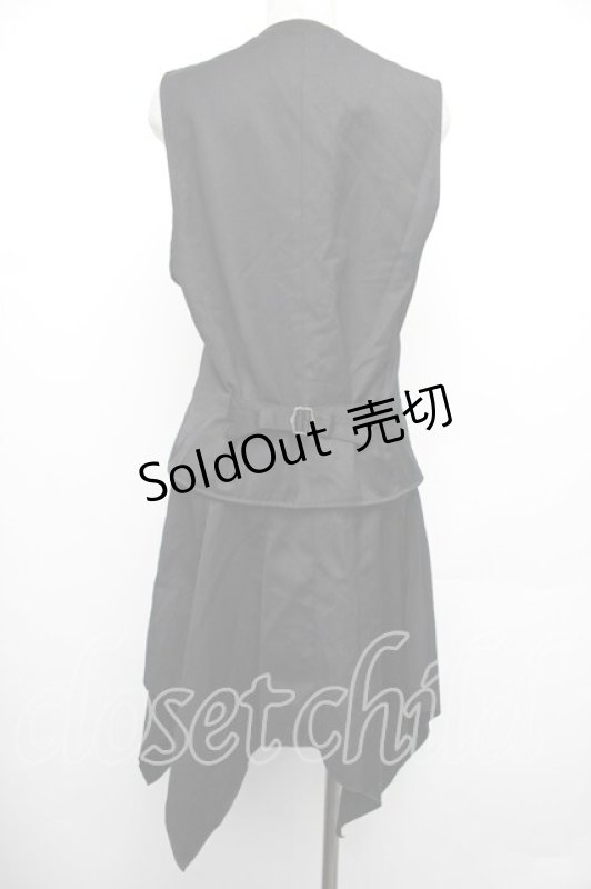 画像3: BPN FOR MEN / フラップ付きベスト  黒 S-26-01-18-036-GO-TO-AS-ZS (3)