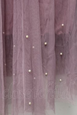 画像3: axes femme POETIQUE / パールデザインチュールスカート  ピンク S-26-01-21-045-AX-BL-AS-ZS