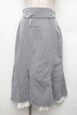 画像1: axes femme POETIQUE / スリットデザインタイトスカート  グレー S-26-01-21-050-AX-SK-AS-ZS