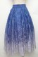 画像2: axes femme / グラデレースサーキュラースカート  ブルー S-26-01-21-051-AX-SK-AS-ZS (2)