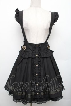 画像1: LIZ LISA / シアーチェックカシュクールスカート  黒 S-26-01-21-056-LO-SK-AS-ZS