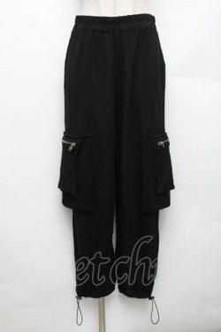 画像1: axes femme / カーゴパンツ  黒 S-26-01-21-058-AX-SK-AS-ZS