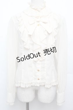 画像1: metamorphose / シフォンブラウス  オフ S-26-01-21-008-ME-AC-AS-ZS