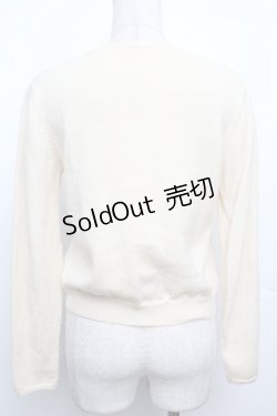 画像2: BABY,THE STARS SHINE BRIGHT / 雪の結晶カーディガン  オフ S-26-01-21-009-BA-TO-AS-ZS