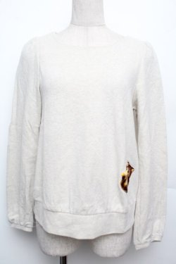 画像1: Franche Lippee / ねこワッペントップス  オフ S-26-01-21-011-LO-TO-AS-ZS