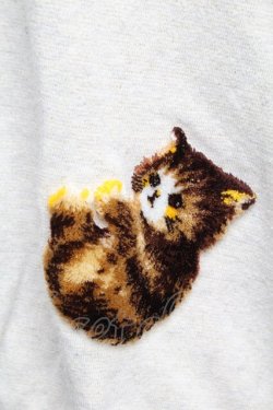 画像2: Franche Lippee / ねこワッペントップス  オフ S-26-01-21-011-LO-TO-AS-ZS