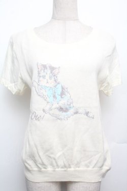 画像1: Franche Lippee / ねこニット  オフ S-26-01-21-012-LO-TO-AS-ZS