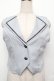 画像1: axes femme / クラシックショートベスト F グレー S-26-01-21-014-AX-TO-TE-ZS (1)
