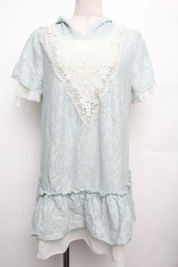 画像1: axes femme / レースワンピース  グリーン S-26-01-21-016-AX-OP-AS-ZS