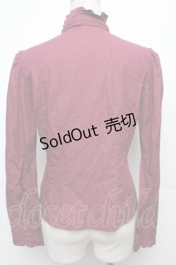 画像2: ALICE and the PIRATES / プリンスコンラッドブラウス  ワイン S-26-01-21-018-PA-BL-AS-ZS