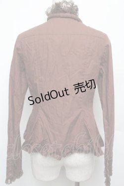 画像2: Angelic Pretty / ロイヤルクィーンブラウス  ブラウン S-26-01-21-019-AP-BL-AS-ZS