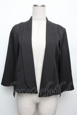 画像1: axes femme / ケープ風スリット袖ジャケット F 黒 S-26-01-21-027-AX-JA-TE-ZS