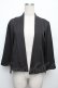 画像1: axes femme / ケープ風スリット袖ジャケット F 黒 S-26-01-21-027-AX-JA-TE-ZS (1)