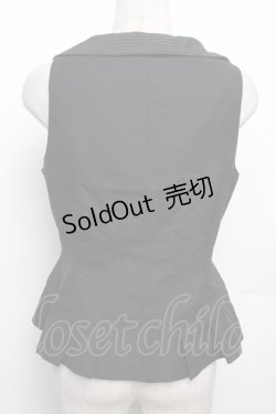 画像2: ALICE and the PIRATES / /プリーツベスト  黒 S-26-01-21-028-PA-TO-AS-ZS