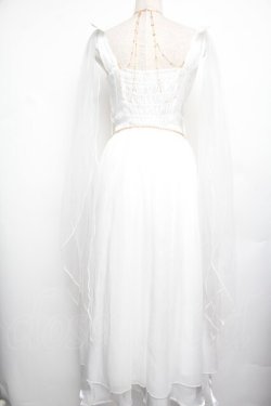 画像2: 中国ロリータ / チュールワンピース  白 S-26-01-21-029-LO-OP-HR-ZS