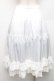 画像2: axes femme kawaii / ミディフリルペチスカート  白 S-26-01-21-042-AX-SK-AS-ZS (2)