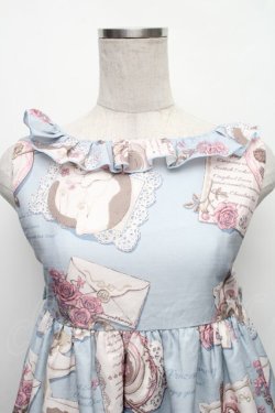 画像3: Frozen memory / Lazy afternoonジャンパースカート S サックス S-26-01-23-028-LO-OP-SA-ZT148