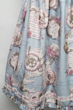 画像4: Frozen memory / Lazy afternoonジャンパースカート S サックス S-26-01-23-028-LO-OP-SA-ZT148