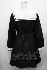 画像2: Amavel / セーラー襟ワンピース  黒 S-26-01-23-039-CA-OP-HR-ZH (2)