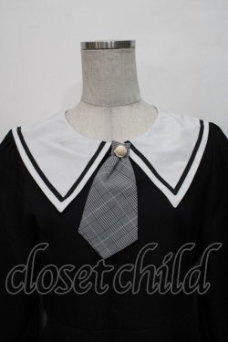 画像3: Amavel / セーラー襟ワンピース  黒 S-26-01-23-039-CA-OP-HR-ZS