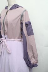 画像3: Favorite / シフォンレイヤードのオフショルダーパステルMA-1  ラベンダーｘピンク S-26-01-23-041-LO-JA-HR-ZT598 (3)
