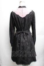 画像2: Chess Story / チャイナタッセルデザインワンピース M 黒Ｘピンク S-26-01-23-042-0-OP-SA-ZT598 (2)