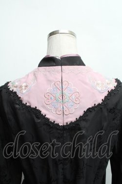 画像5: Chess Story / チャイナタッセルデザインワンピース M 黒Ｘピンク S-26-01-23-042-0-OP-SA-ZS