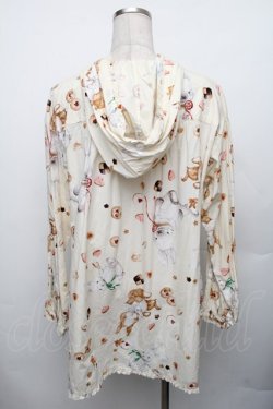 画像2: PINK HOUSE / クッキーラビッツフード付きブラウス  アイボリー S-26-01-23-005-LO-TO-HR-ZS