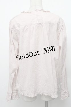 画像2: PINK HOUSE / ローンフリルブラウス  ピンク S-26-01-23-006-LO-BL-AS-ZS