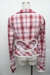画像2: BABY,THE STARS SHINE BRIGHT / Mary Stuartタータンチェックジャケット  ピンク S-26-01-23-011-BA-JA-AS-ZS (2)