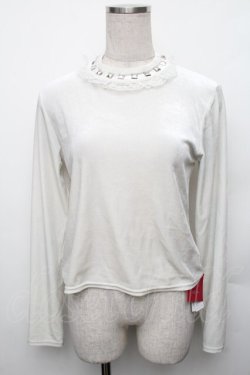 画像1: Jamie エーエヌケー / スタッズベロアトップス  オフ S-26-01-23-002-LO-TO-HR-ZS