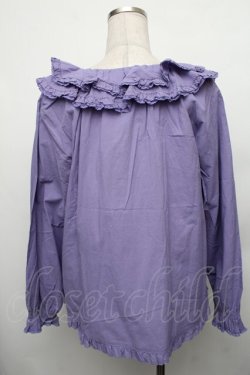 画像2: PINK HOUSE / 襟付きブラウス  ラベンダー S-26-01-23-017-LO-BL-HR-ZS