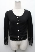 LODISPOTTO / パールボタンカーディガン  黒 S-26-01-23-021-LO-TO-HR-ZS