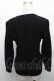 画像2: INGEBORG / フロント2つリボンニットカーディガン  黒 S-26-01-23-023-LO-TO-SA-ZT0216T (2)