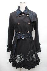 画像1: FRILL / プリントAラインコート  黒 S-26-01-23-024-HN-CO-AS-ZTC007 (1)