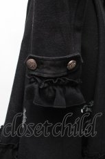 画像5: FRILL / プリントAラインコート  黒 S-26-01-23-024-HN-CO-AS-ZTC007 (5)