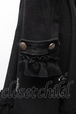 画像5: FRILL / プリントAラインコート  黒 S-26-01-23-024-HN-CO-AS-ZS