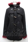h.ANARCHY / ダッフルコート  黒 S-26-01-23-025-HN-CO-AS-ZS