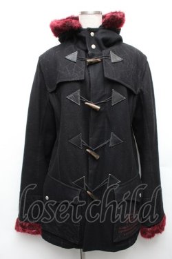 画像1: h.ANARCHY / ダッフルコート  黒 S-26-01-23-025-HN-CO-AS-ZTC007
